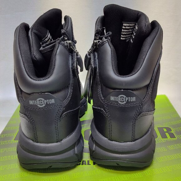 Interceptor Litefast Tactical Boots Womens Size 7 Zippered 6" Shaft Soft Toe NIB - Picture 5 of 9